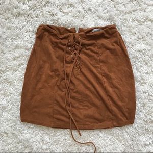 Charolette Ruuse | Lace-Up Skirt